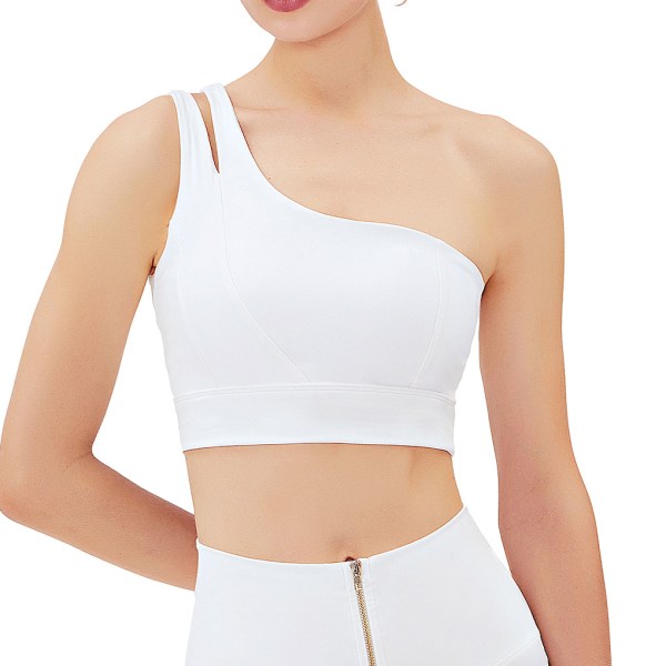 Sport-BH Fitness Top Gym Outfit Andas träningskläder White/S