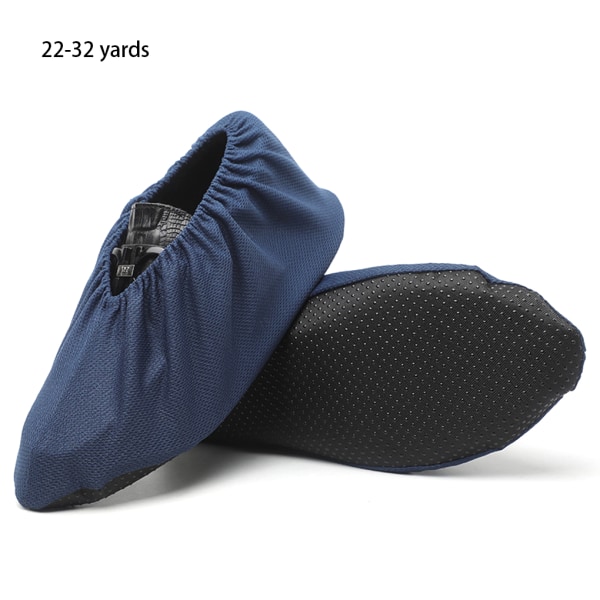 1/2/3/5 svarta skoöverdrag - Återanvändbara och halkfria Lätt att tvätta navy blue S small Sizes 22-32 1 Pc