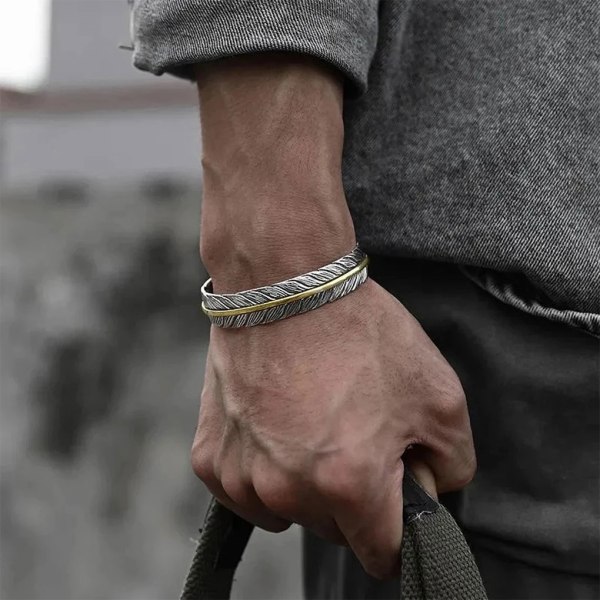 1/2/3/5 Alloy Funky Cuff Armband för män Present för alla tillfällen As Shown 5Set
