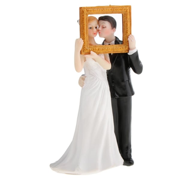 Romantiskt bröllopspar Tender Moment Cake Topper Figurine 7x5.5x13.5cm