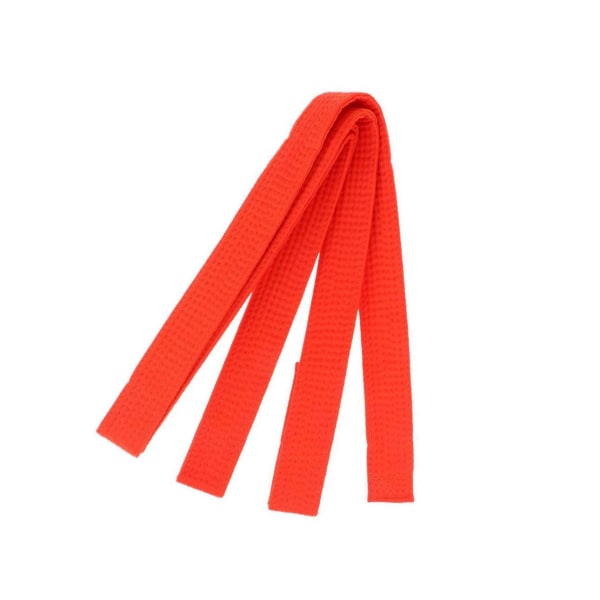 1/2 Taekwondo bälte Karate Martial Arts Aikido dubbelt omlottbälte Orange 280x3.85 cm 1Set