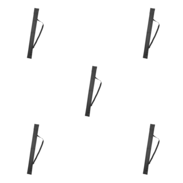 1/5 Pool Cue Case Biljard Cue Bag Billiard Stick Justerbar Black 120x10cm 5Set