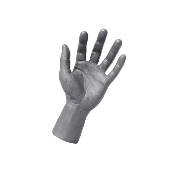 1/2/3/5 manlig skyltdocka hand mäns hand visar smycken armband Grey Left 1 Pc
