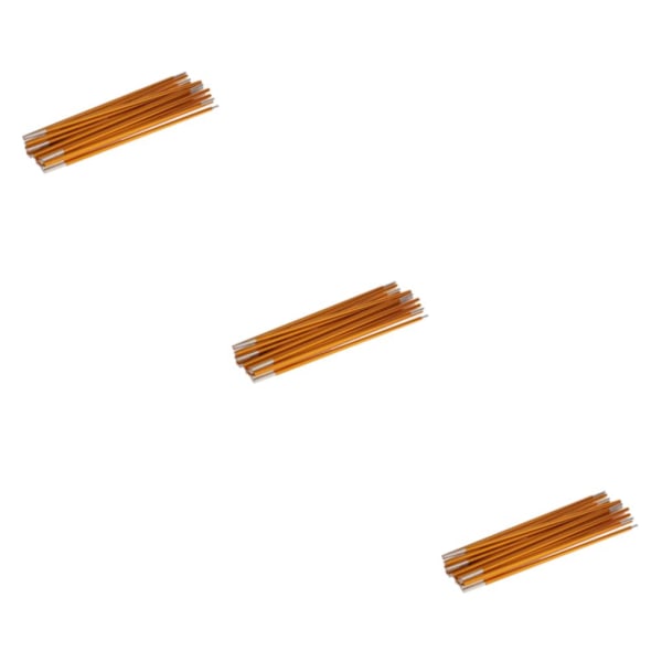 1/2/3 Bärbar Backpacking Markis Tältstänger Lättviktsresor Yellow Φ8.5mm 395 cm 3PCS