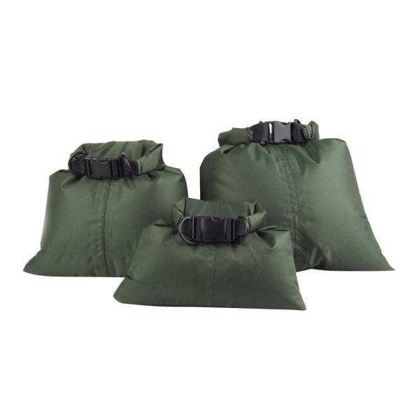 Set med 3 storlekar Vattentät väska Säck Camping Forsränning Kajakpaddling