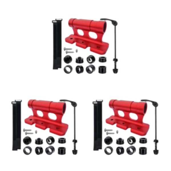 1/2/3 legering Ny design och takräckesfäste för enkel cykel red 3Set