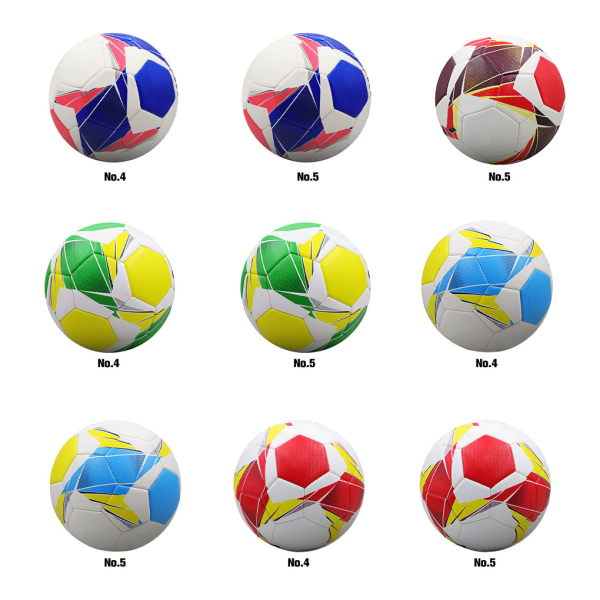 Bärbar fotboll för lagarbete och tävlingsfotboll blue No.4