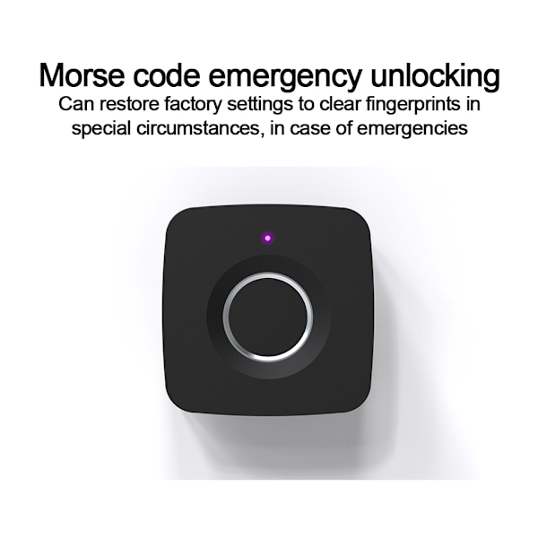 ABS Intelligent Fingeravtryckslås för låda filförvaringsskåp black