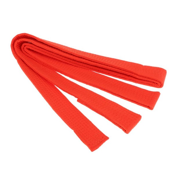1/2 Taekwondo bälte Karate Martial Arts Aikido dubbelt omlottbälte Orange 280x3.85 cm 1Set