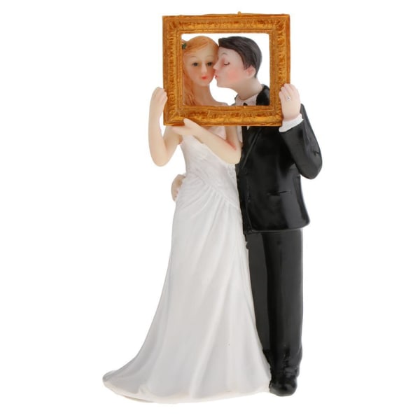 Romantiskt bröllopspar Tender Moment Cake Topper Figurine 7x5.5x13.5cm