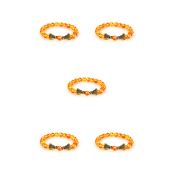 1/2/3/5 Unisex Fashion Natural Volcanic Stone Beaded Armband 5Set