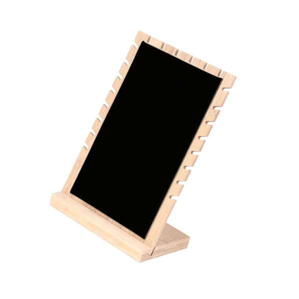 Smycken Display Stand Plank Organizer för hängsmycke Black 6.89x3.94x9.92 Inch