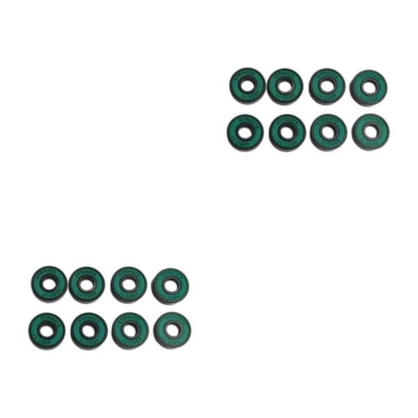 1/2/3/5 8st Skateboardlager 8mm Precision Storlek ABEC-11 för Green 22mm 2Set