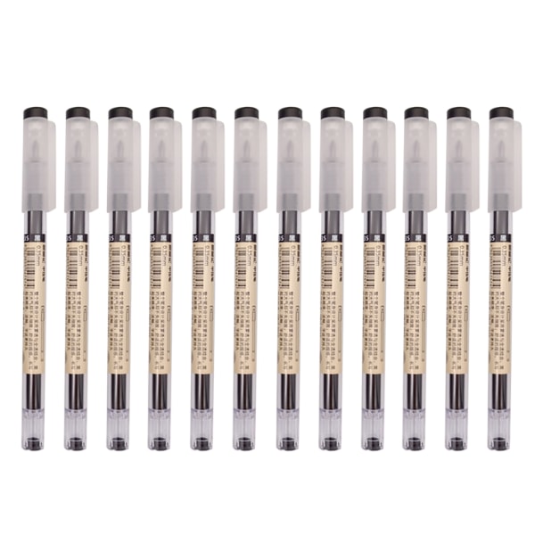 12 stycken neutrala pennor presenter Extra-fin svart bläckpenna 9f2b |  Fyndiq