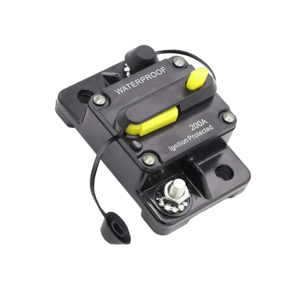 1/2/3/5 30-300 AMP effektbrytare IP67 Vattentät 12V-48V Black 200A 2Set