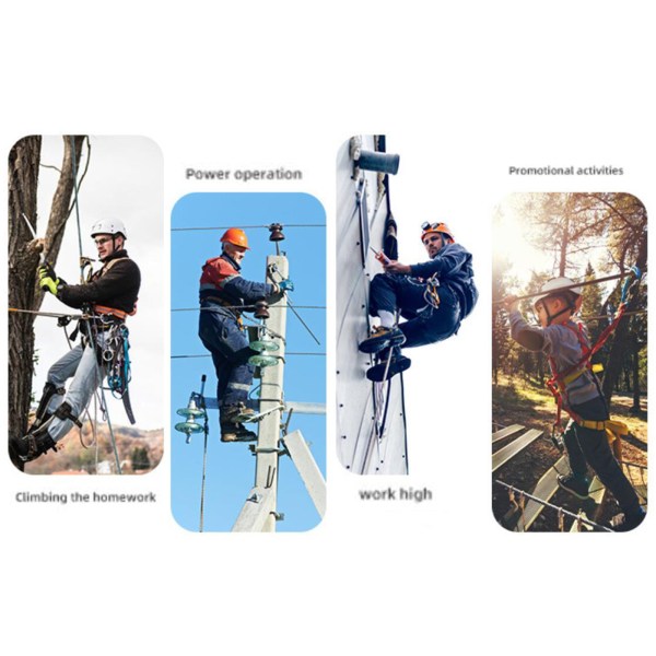 Arborist Tree Climbing Safety Lanyard Kit för säkert arbete Without locking rope