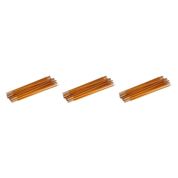 1/2/3 Bärbar Backpacking Markis Tältstänger Lättviktsresor Yellow Φ8.5mm 395 cm 3PCS