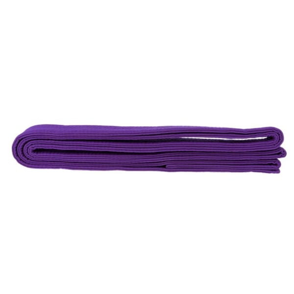 1/2 Taekwondo bälte Karate Martial Arts Aikido dubbelt omlottbälte Purple 280x3.85 cm 1Set