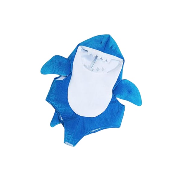 1/2/3/5 Cosplay kostym Bekväm barnhajdräkt för scen Blue 100cm 1 Pc