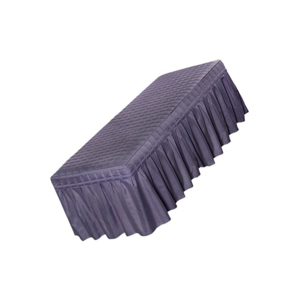 Massage Cosmetic Bord Valance Sheet Cover med Hål Mjuk och Smokey Purple 185x70cm
