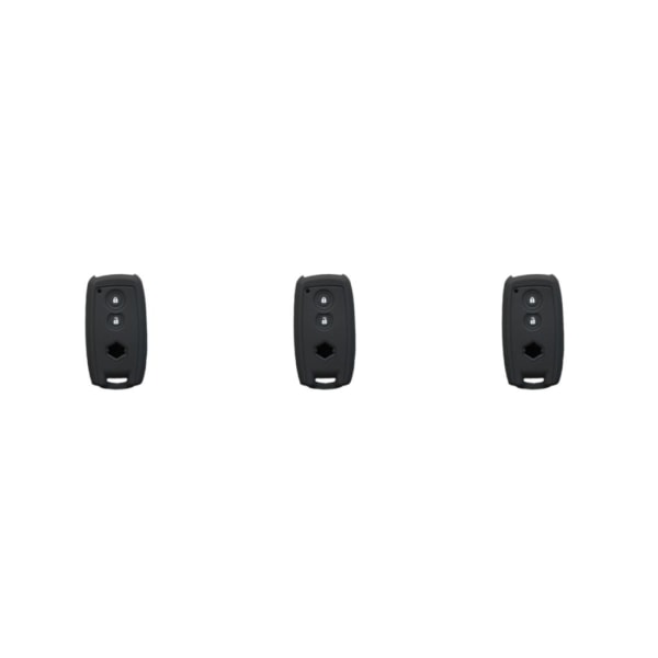 1/2/3/5 Silikon Cover Case Stötsäkert Black 3PCS