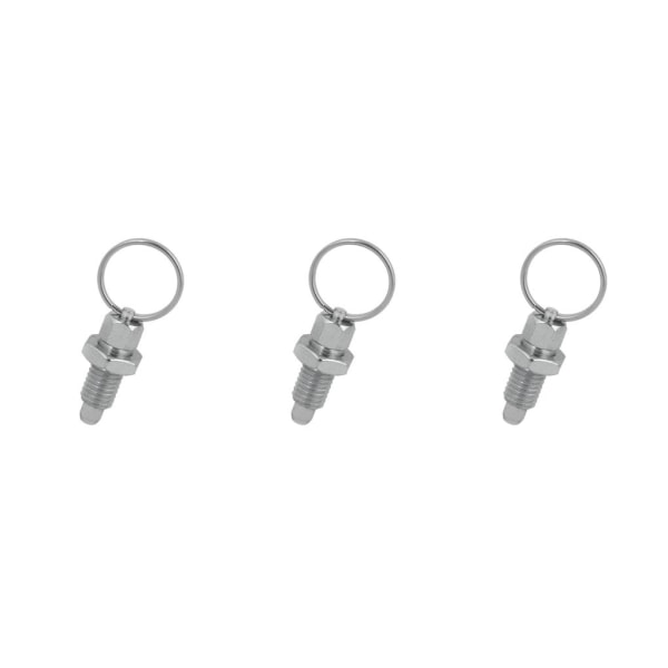 1/2/3/5 Heavy-Duty indexkolv med användarvänlig ringdragning M16-8 Stainless Steel 3PCS