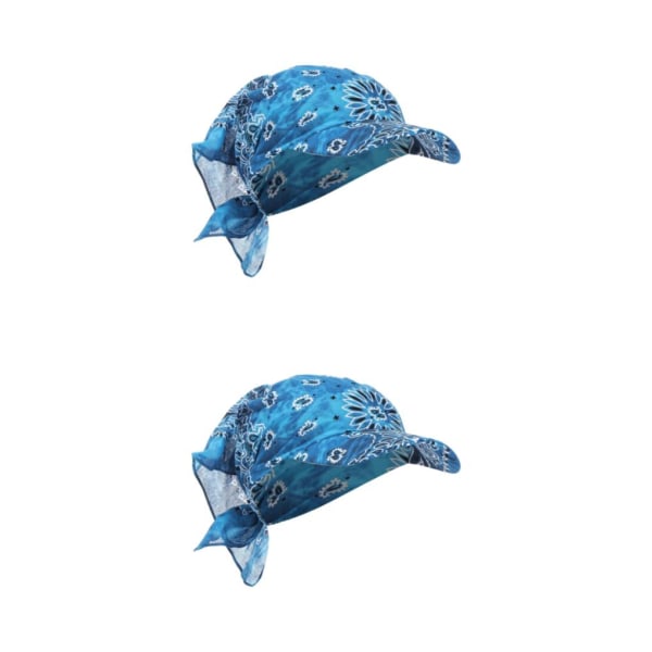 1/2/3/5 Sun För Shield Hooded Balaclava Bandana Pannband Cap Blue 70x46cm 2Set