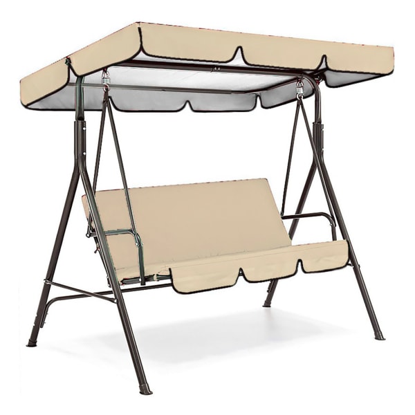 1/2 Vattentät Gunga Canopy Markis Kit Outdoor Garden Swing Beige 1 Pc