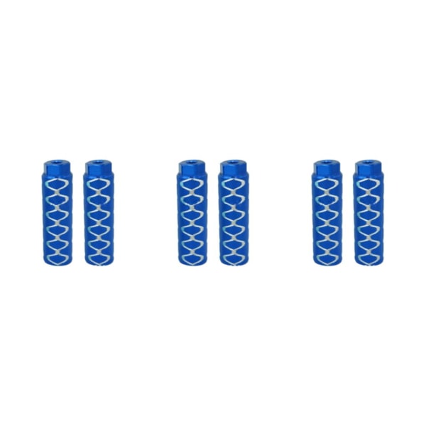 1/2/3/5 2pack/lot Aluminiumlegering Anti-sladd fotpinnar för enkel blue 3Set