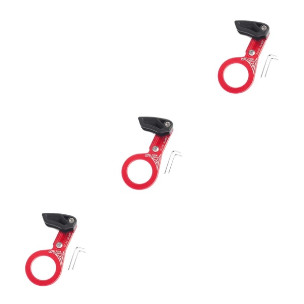 1/2/3 Universal Kedjeguide i aluminiumlegering för MTB-cykel Axis red 3PCS