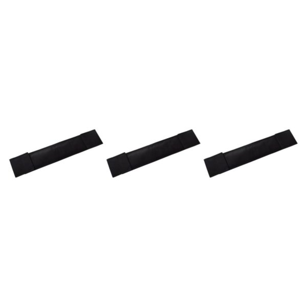 1/2/3/5 Justerbart Non- För Slip Rullstolsfotstödsbälte för Black S 40x10CM 3PCS