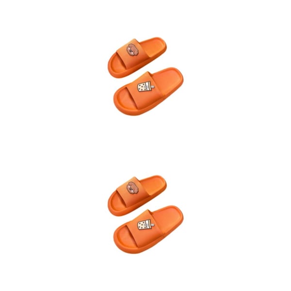 1/2/3/5 Andas sandal för kvinnor - Mjuk och fashionabel mjuk Orange 38/39.38/39 2PCS