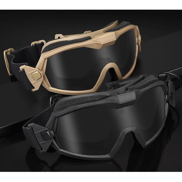 Goggles UV400 Dam Herr Jakt Goggle Game Anti-Fog Glasögon Brown 22x11.5cm