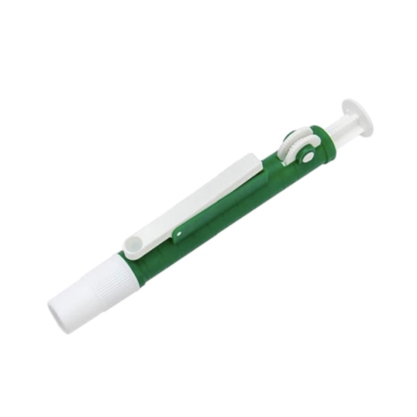 1/2/3/5 Lättmanövrerad pipettpump för laboratoriepipetter green 10ml 1 Pc