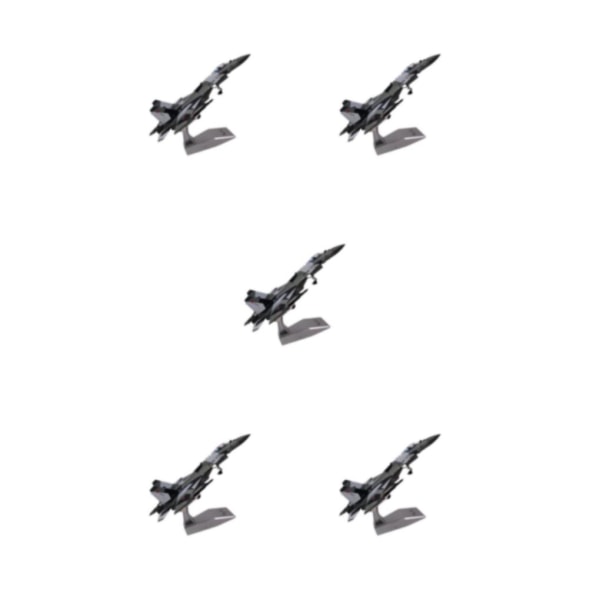 1/2/3/5 1/100 J-20 stridsflygplan i metall med stativ Type 3 5PCS