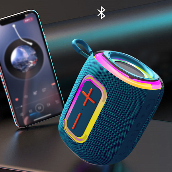 Portabel Bluetooth-högtalare med Hi-Fi-ljud och RGB red