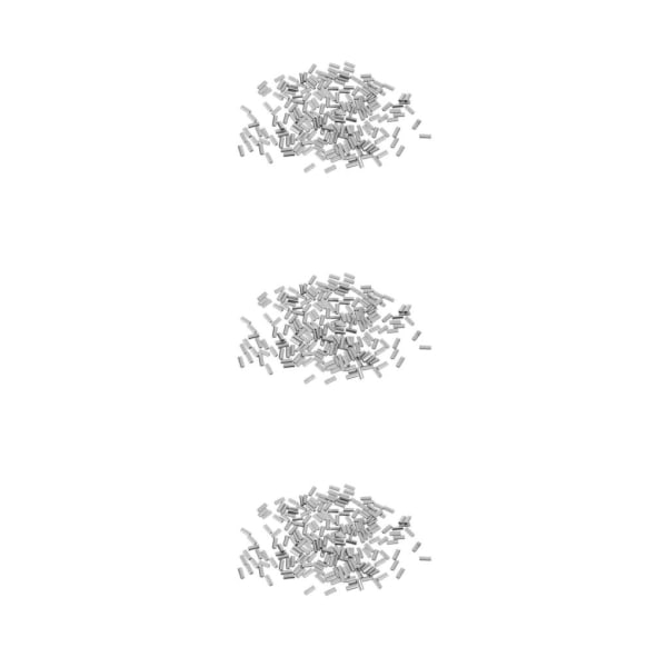 1/2/3 200 st aluminiumlegering fiskelina Crimp Wire Leader 3Set