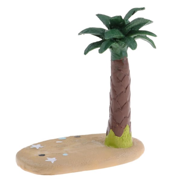 1/3 1/12 Miniatyr Resin Ornament Coconut Tree Beach Model Room 1 Pc