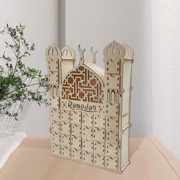 Ramadan adventskalender DIY Bordsdekor 30 förvaringslådor med