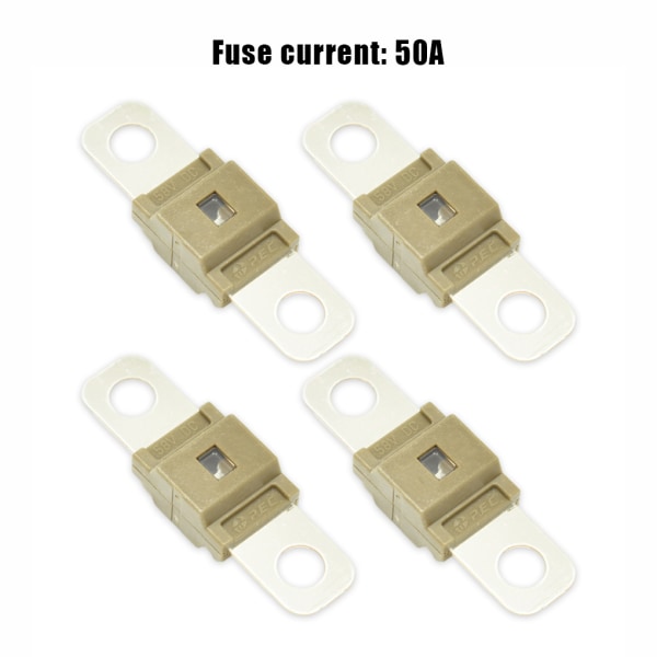 1/2/3/5 4 stycken plastisolator för högströmssäkring bred Mud yellow50A 8*4CM,4pcs 1 Pc