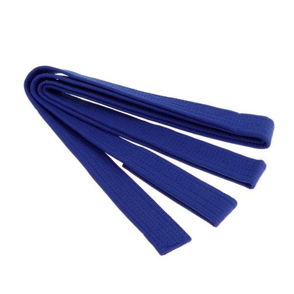 1/2 Taekwondo bälte Karate Martial Arts Aikido dubbelt omlottbälte Blue 280x3.85 cm 1Set