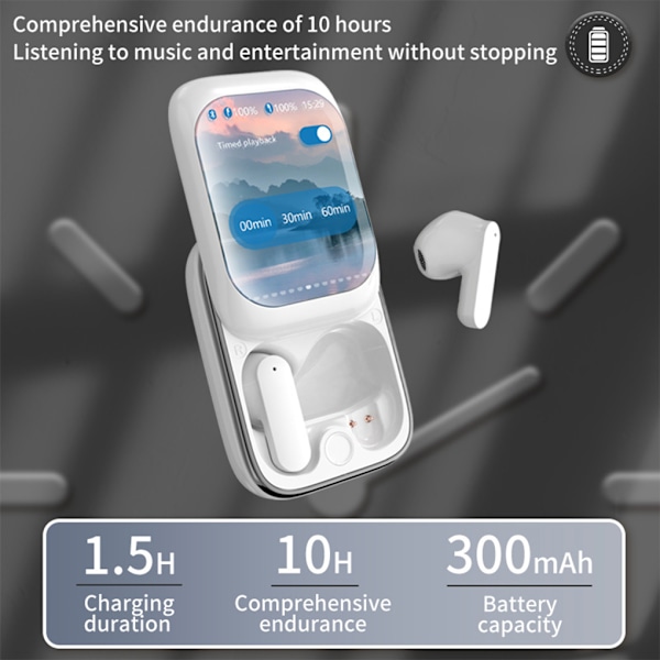 Pekskärm Drop Bluetooth Headset med Intelligent Brusreducering