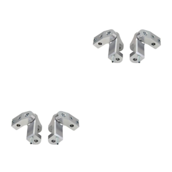 1/2 2Pack Silver Lätt att installera Slitstark motorcykelfotpinne för 2Set