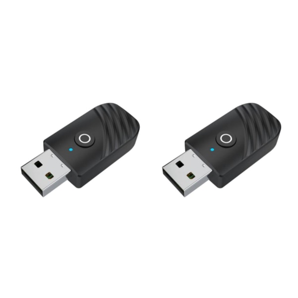 1/2/3/5 Bluetooth och Receiver Audio Low Latency för TV-bil USB Bluetooth Sender 45x20x9.5mm 2Set