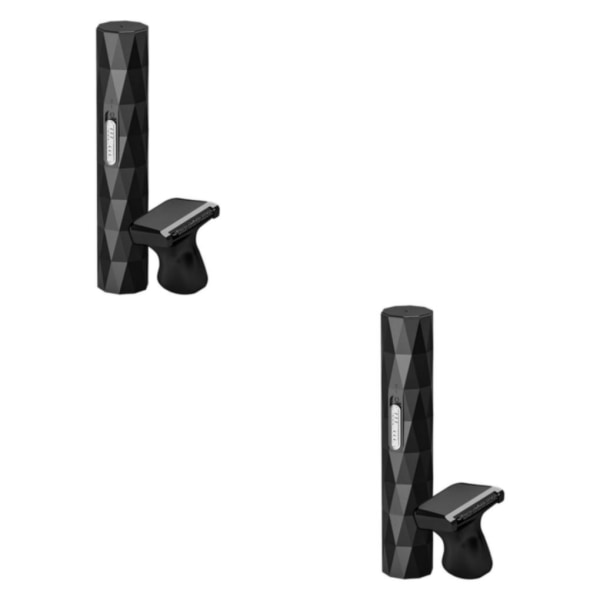 1/2/3/5 Electric Nose Hair Trimmer Näsborrar Öron Rakapparat Grooming Black Dual Head 2Set