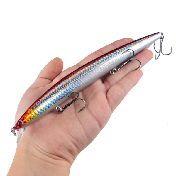 1/3 Minnow Fishing Lure Set Bred applikation Robust och hållbar 1Set