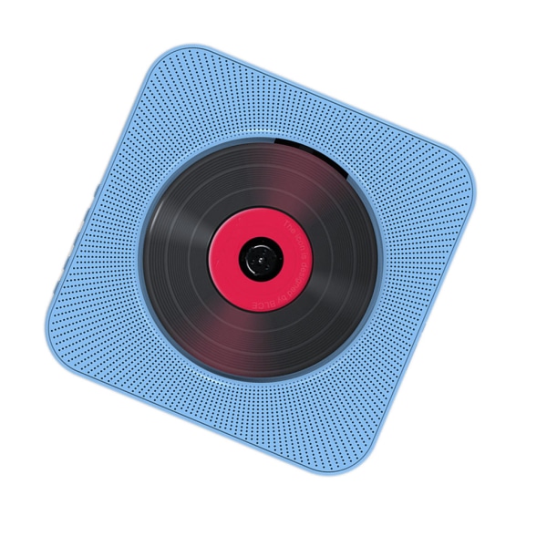 Väggmonterad Bluetooth CD-spelare Trådlös Hifi Pull Switch Blue