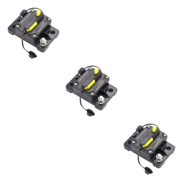 1/2/3/5 30-300 AMP effektbrytare IP67 Vattentät 12V-48V Black 250A 3Set