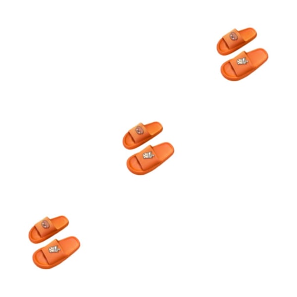 1/2/3/5 Andas sandal för kvinnor - Mjuk och fashionabel mjuk Orange 42/43.42/43 3PCS