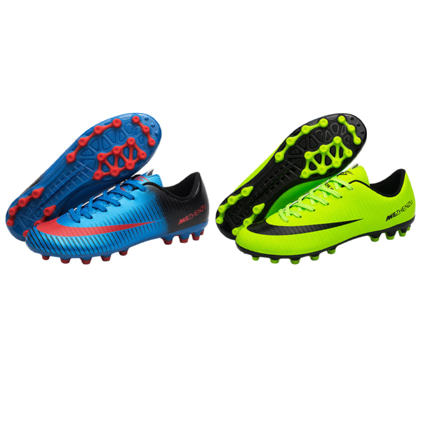 2 delar gummifotbollssko Bärbara sportfotbollsskor Blue Size 40